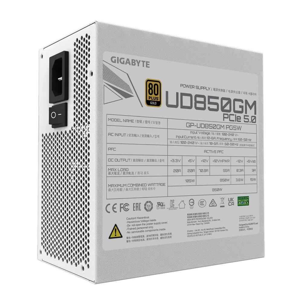 Gigabyte GP-UD850GM PG5W 850W 80 Plus Gold ATX SMPS - Image 2