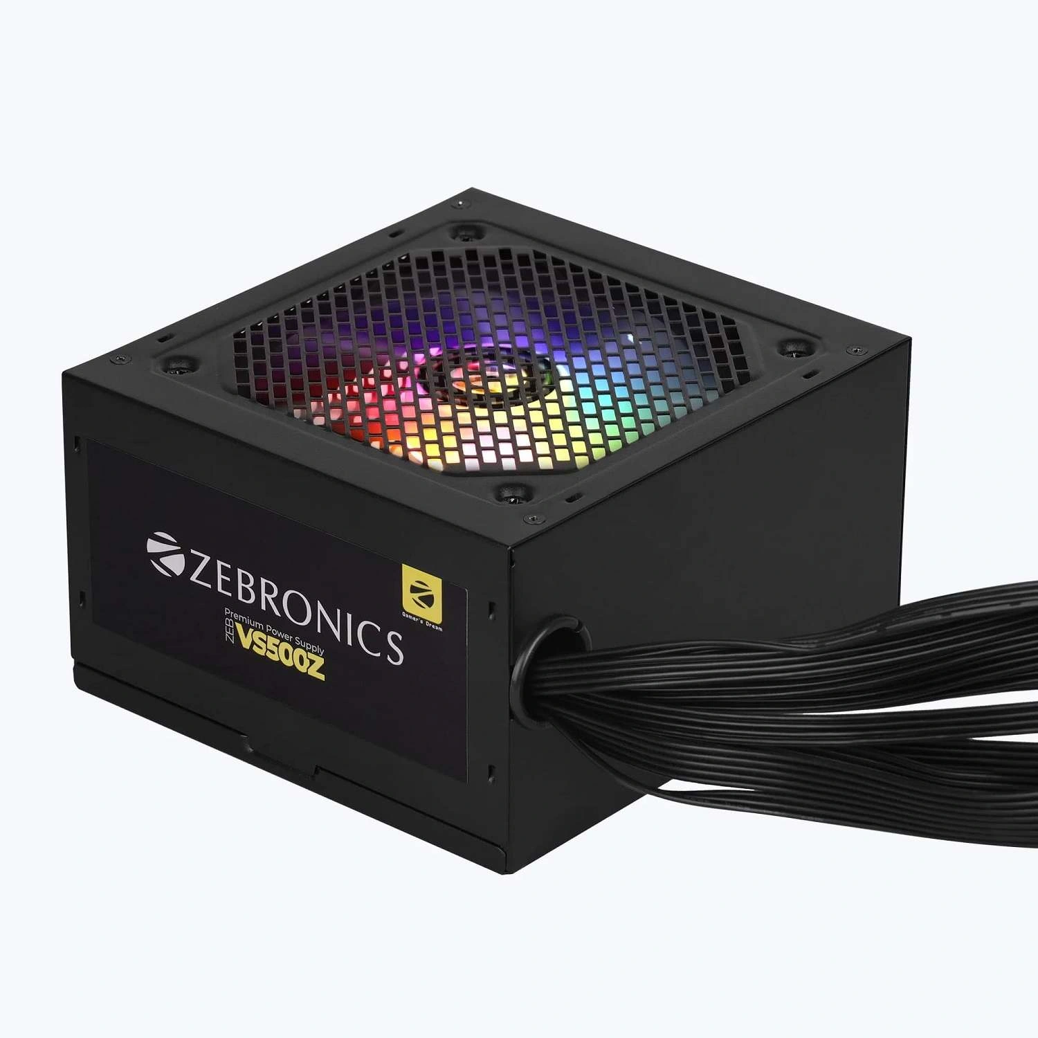 Zebronics ZEB-VS500Z 500 Watt Non-Modular RGB SMPS - Image 5